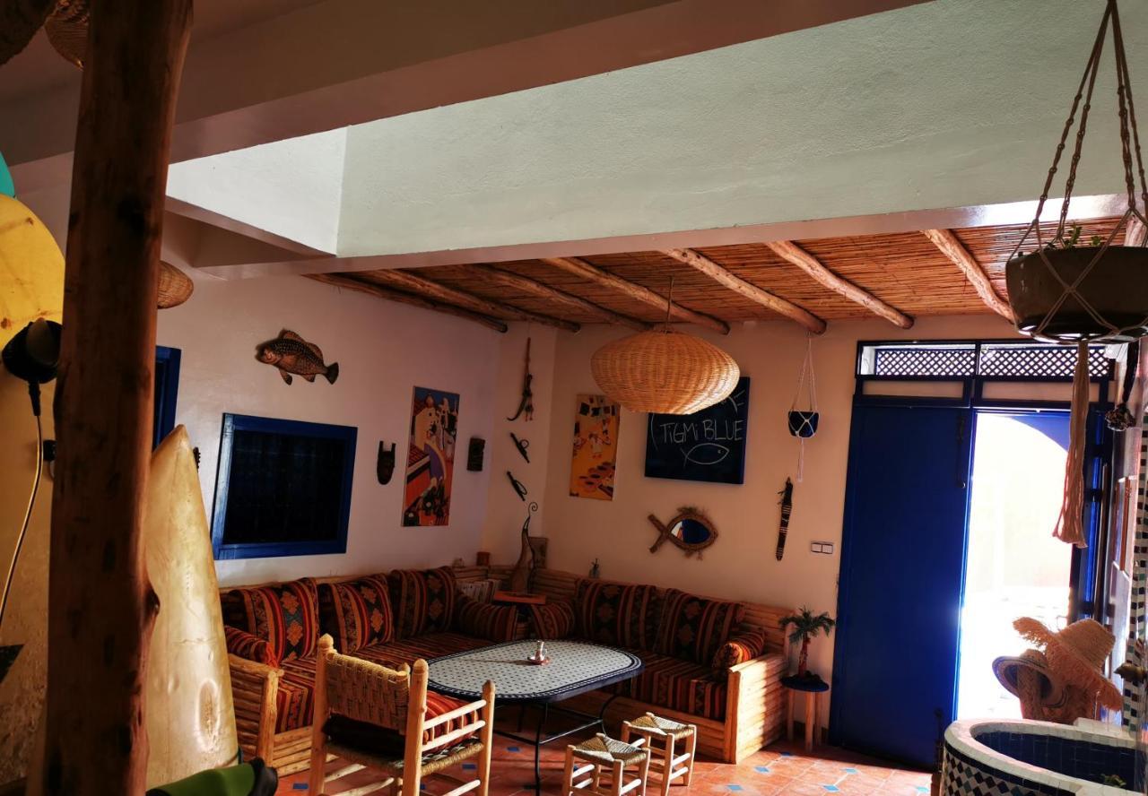 Tigmi Blue - Imsouane Surf Et Ocean Bed & Breakfast Ngoại thất bức ảnh